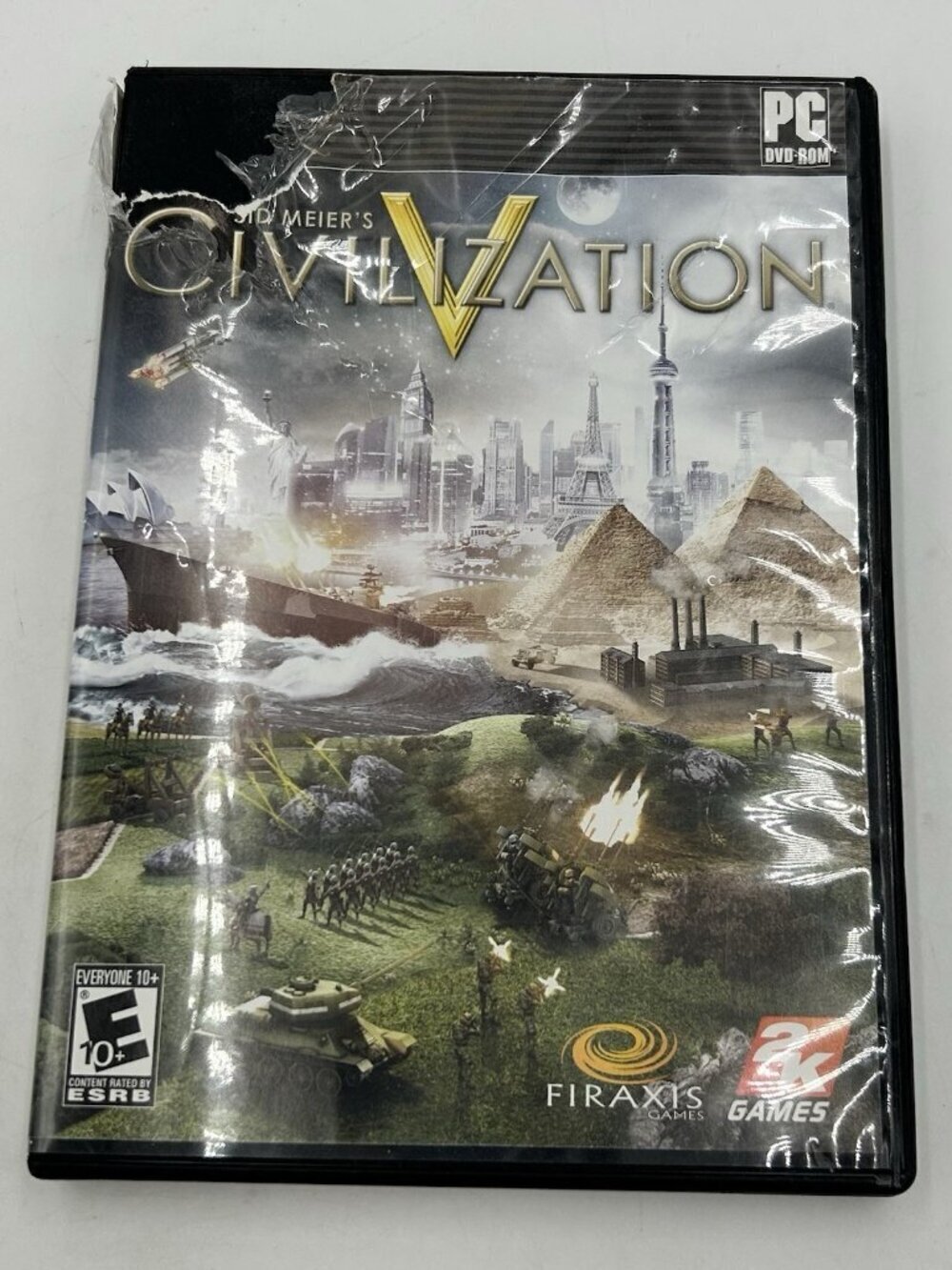 Sid Meier's Civilization V PC DVD-ROM Video Game Strategy Game Manual and Poster